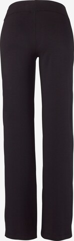 H.I.S - Pierna ancha Pantalón en negro