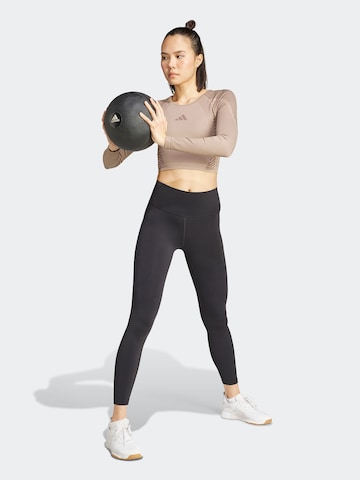 ADIDAS PERFORMANCE Funkcionalna majica | bež barva