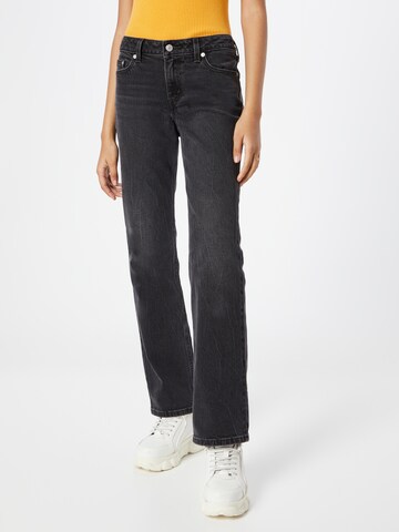 LEVI'S ® Bootcut Jeans 'Low Pitch Boot' i svart: framsida