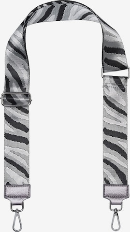 styleBREAKER Taschenzubehör 'Breiter Wechsel Taschengurt Zebra' in Grau: Vorderseite