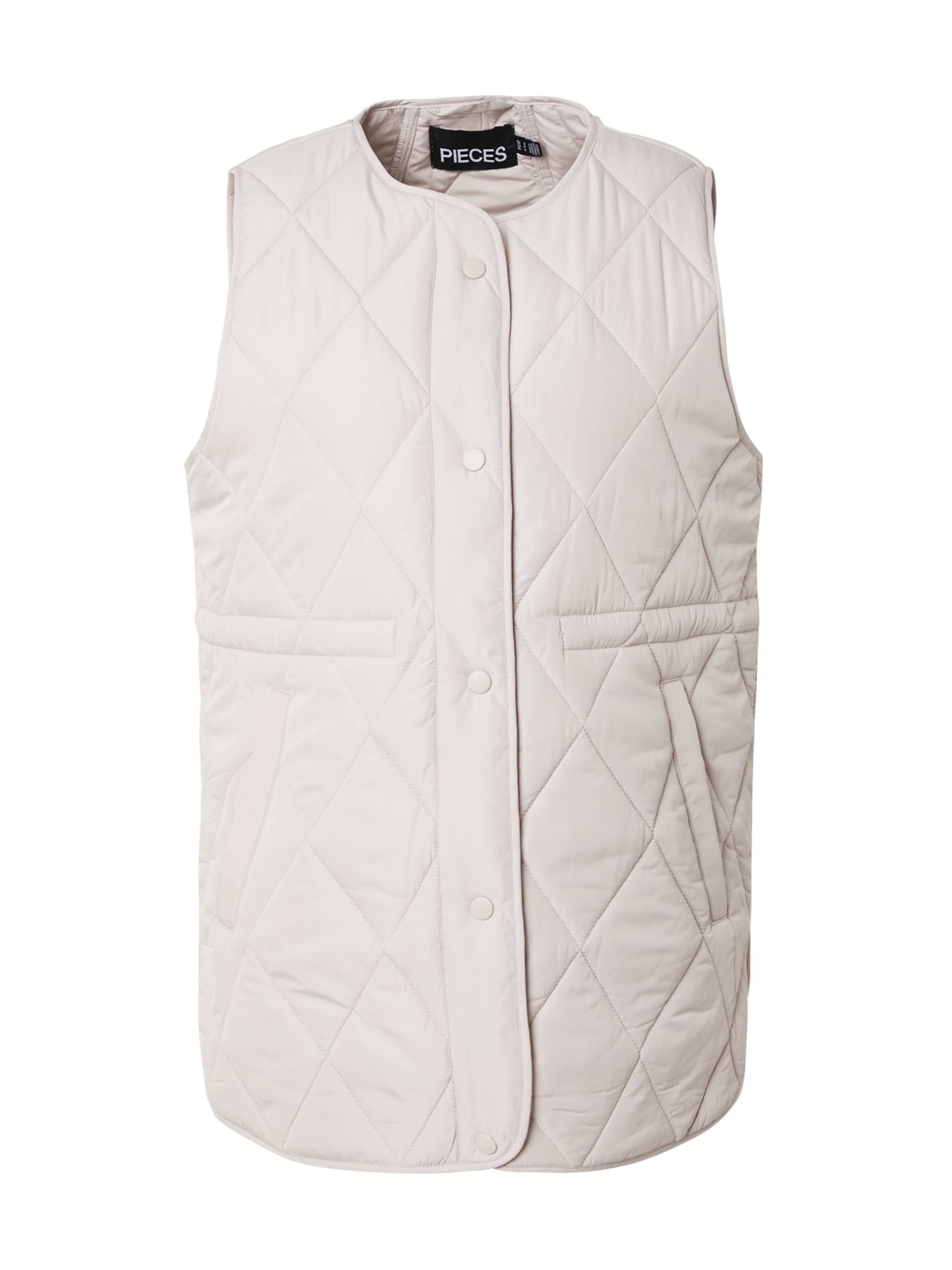 PIECES Vest 'PCSTELLA' in Grey: front