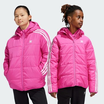 ADIDAS ORIGINALS Between-season jacket 'Adicolor' in Pink: front