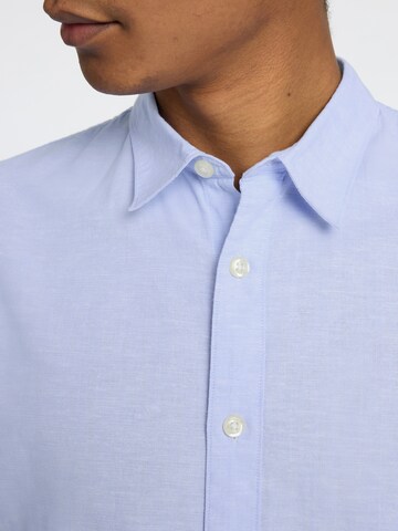 Coupe slim Chemise SELECTED HOMME en bleu