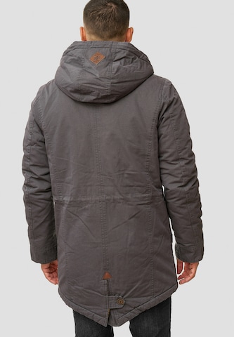 INDICODE JEANS Winterparka 'Barge' in Grijs