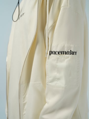 Pacemaker Zip-Up Hoodie 'Jamal' in White