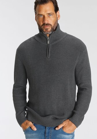 H.I.S Sweater in Grey: front