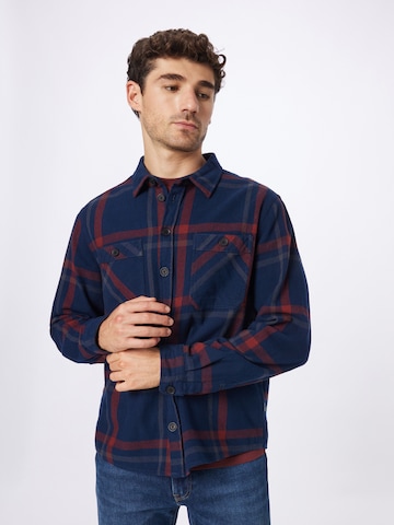 BLEND - Regular Fit Camisa em azul: frente