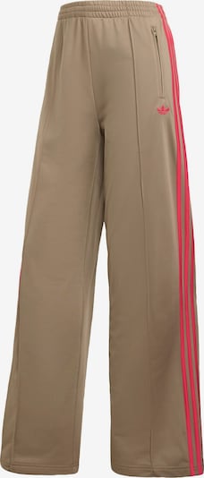 ADIDAS ORIGINALS Trousers 'Firebird' in 32/Regular in Dark beige / Raspberry, Item view