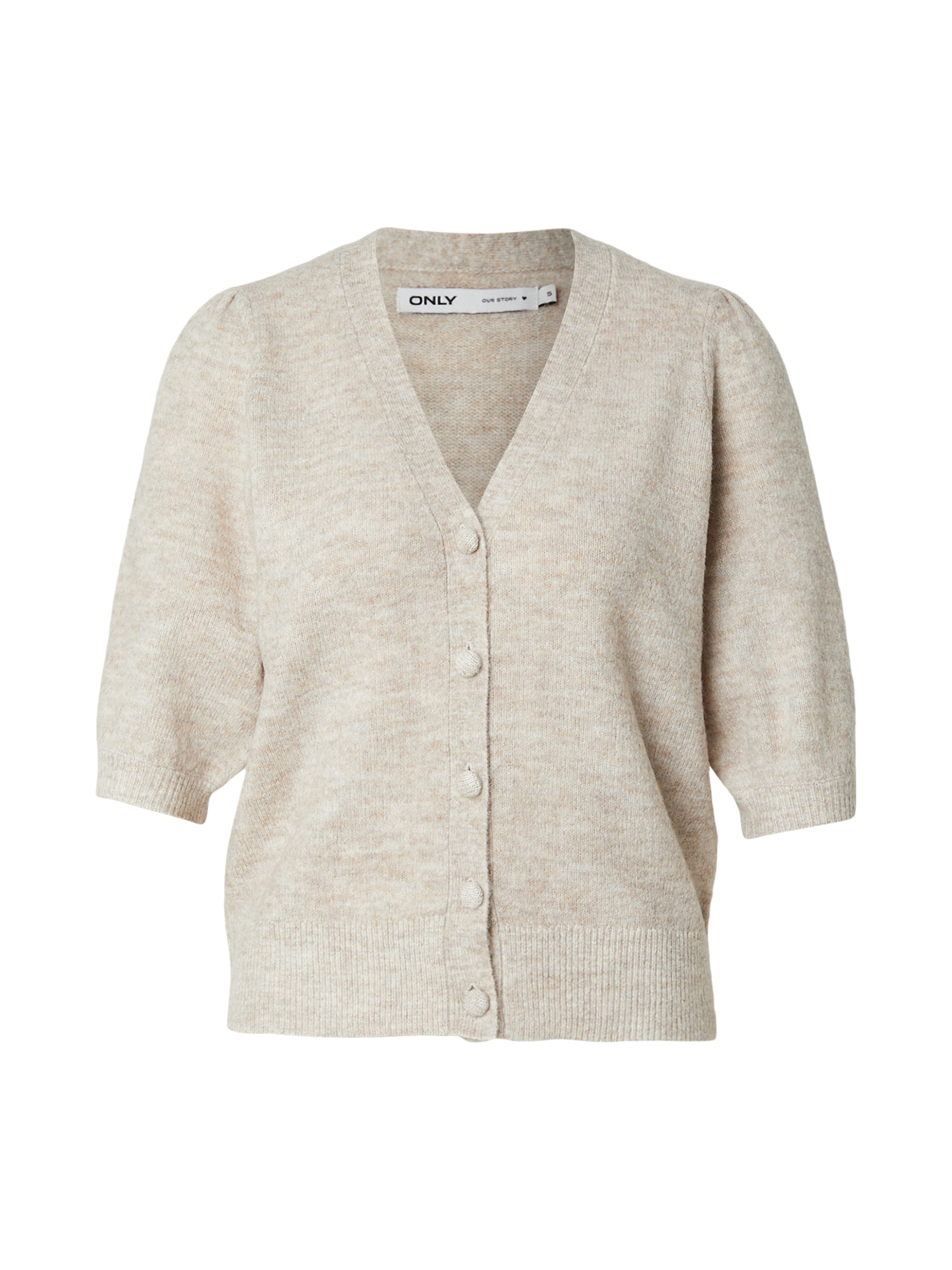 ONLY Pletena jopa 'ONLLIVA' | siva barva: sprednja stran