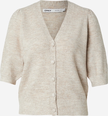 ONLY Pletena jopa 'ONLLIVA' | siva barva: sprednja stran