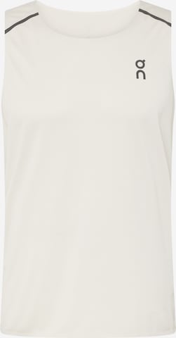 On Performance shirt in Beige: front