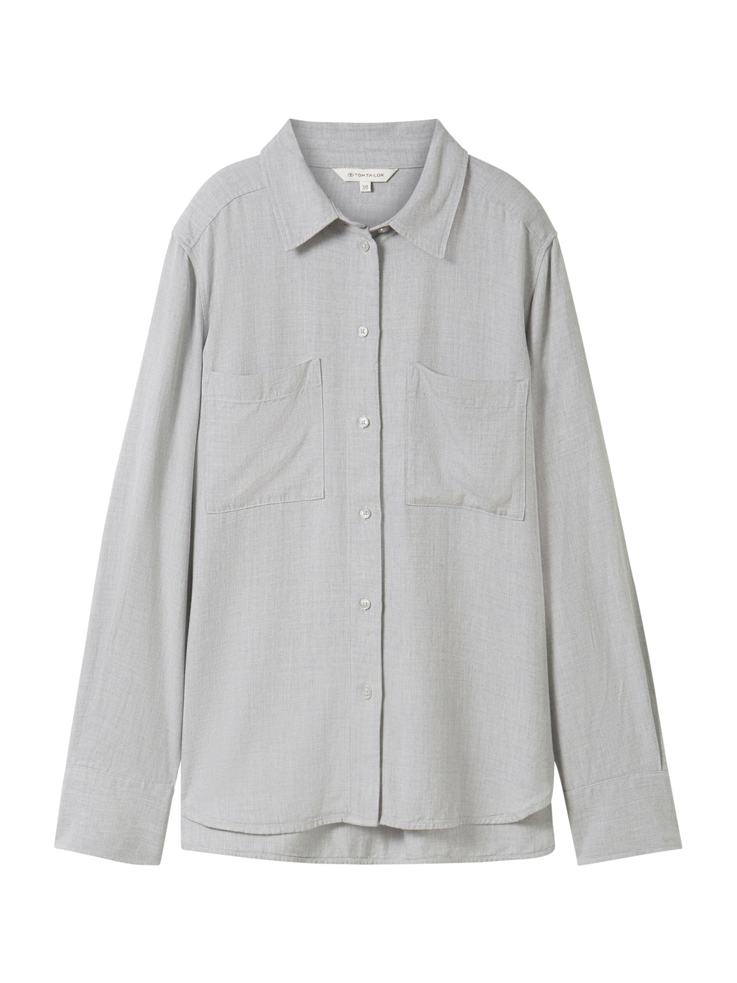 Chemisier TOM TAILOR en gris : devant