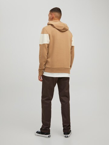 JACK & JONES Sweatshirt 'Copenhagen' in Braun