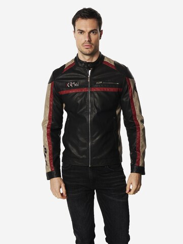 KOROSHI Prehodna jakna | črna barva: sprednja stran