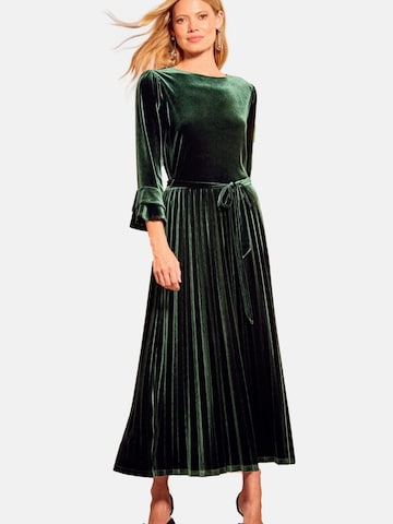 Robe love & roses en vert : devant