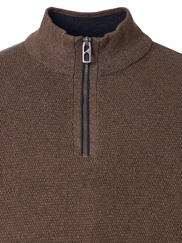 CASAMODA Sweater 'Basic' in Brown