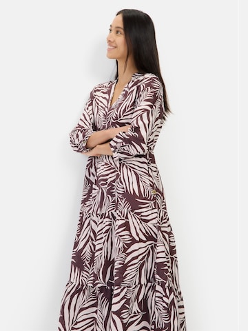 CAMEL ACTIVE Mittellanges Sommerkleid mit Allover-Print in Rot