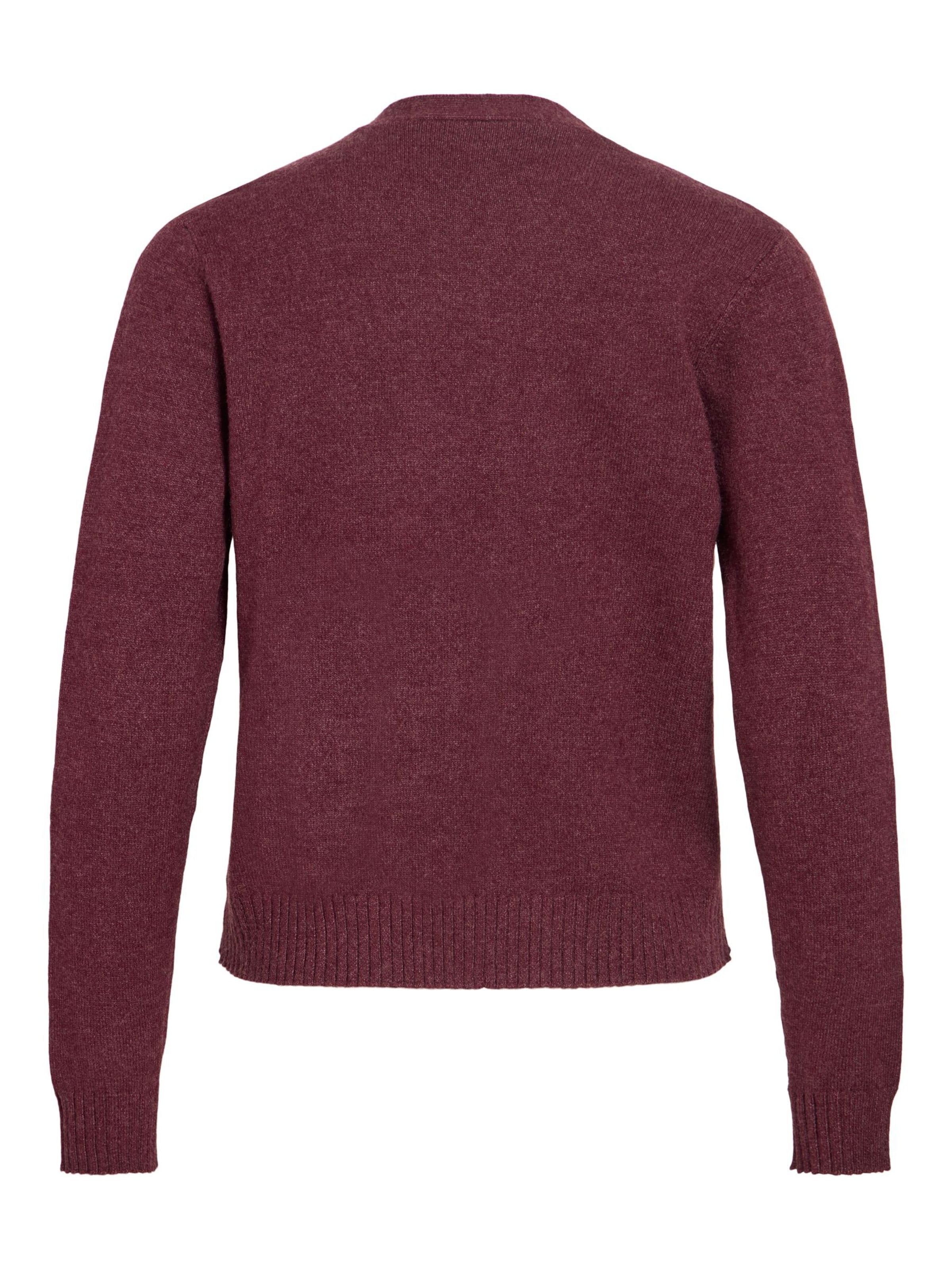 VILA Gebreid vest 'VIRIL' in Rood