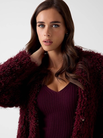 GUESS Strickmantel in Rot