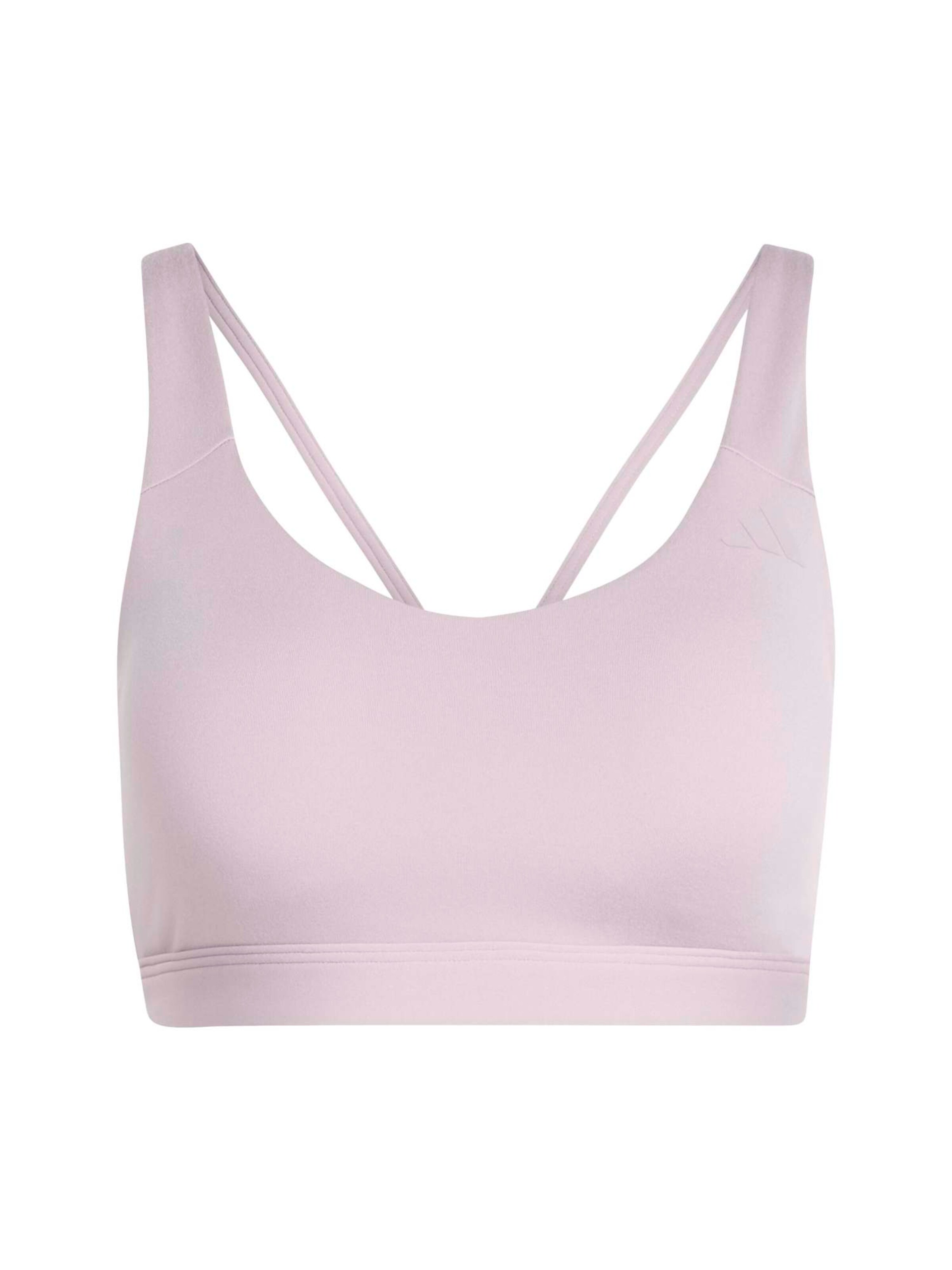 ADIDAS PERFORMANCE Спортивный бюстгальтер 'ALL ME ESS' в Лиловый: спереди