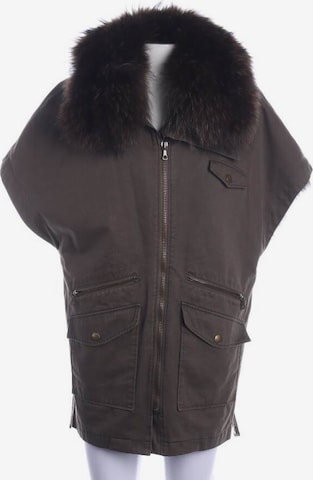 Yves Salomon Jacket & Coat in S in Brown: front