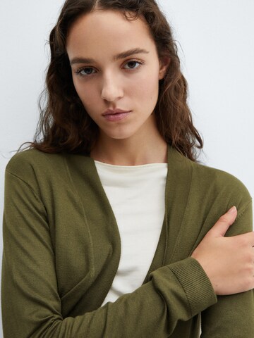 Cardigan 'ALMA' MANGO en vert