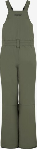 PROTEST Regular Outdoor Pants 'Piton' in Green