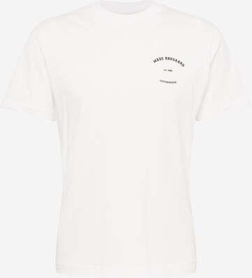 MADS NORGAARD COPENHAGEN Shirt in Wit: voorkant