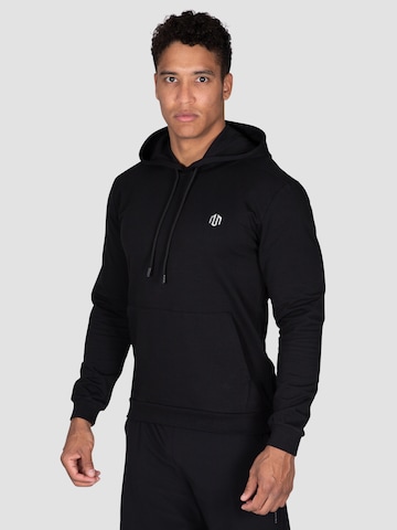 MOROTAI Athletic Sweatshirt in Black: front