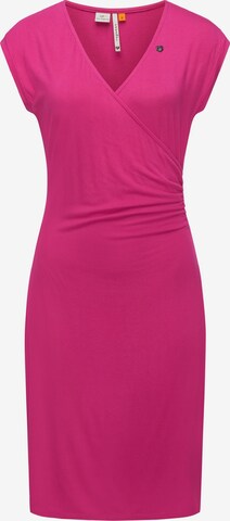 Ragwear Kleid 'Crupi' in Pink: predná strana