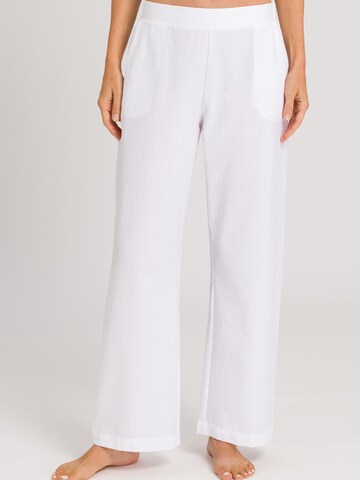 Hanro Loose fit Pants ' Urban Casuals ' in White: front