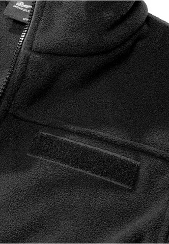 Brandit Fleecejacke 'Combat' in Schwarz