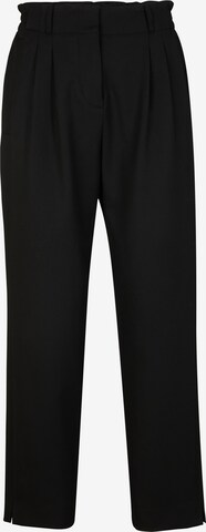 JOOP! Loose fit Pleat-Front Pants in Black: front