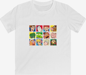 F4NT4STIC Shirt 'Toy Story Spielzeuge' in Wit: voorkant