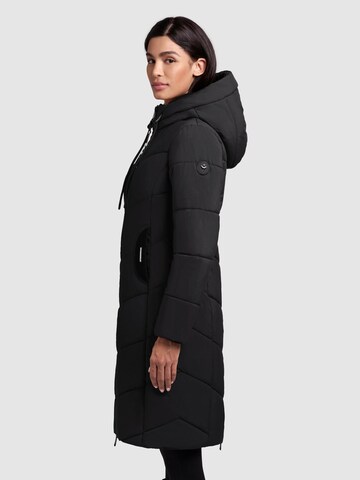 khujo Wintermantel 'Aribay4 Light-YM' in Zwart
