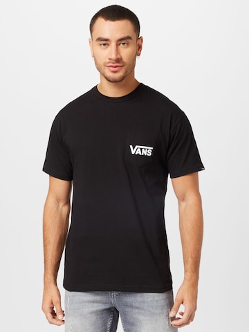 T-Shirt VANS en noir : devant