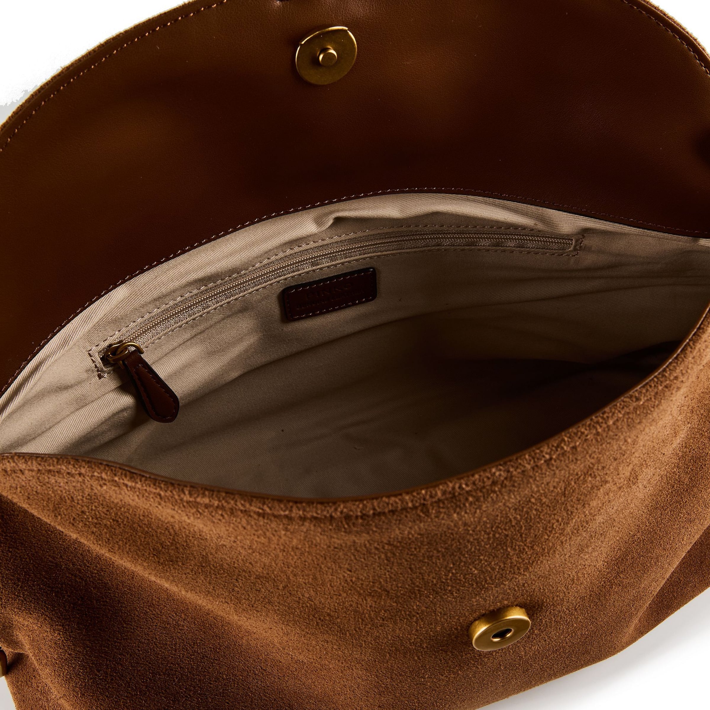 PINKO Shoulder Bag 'Saddle' in Brown