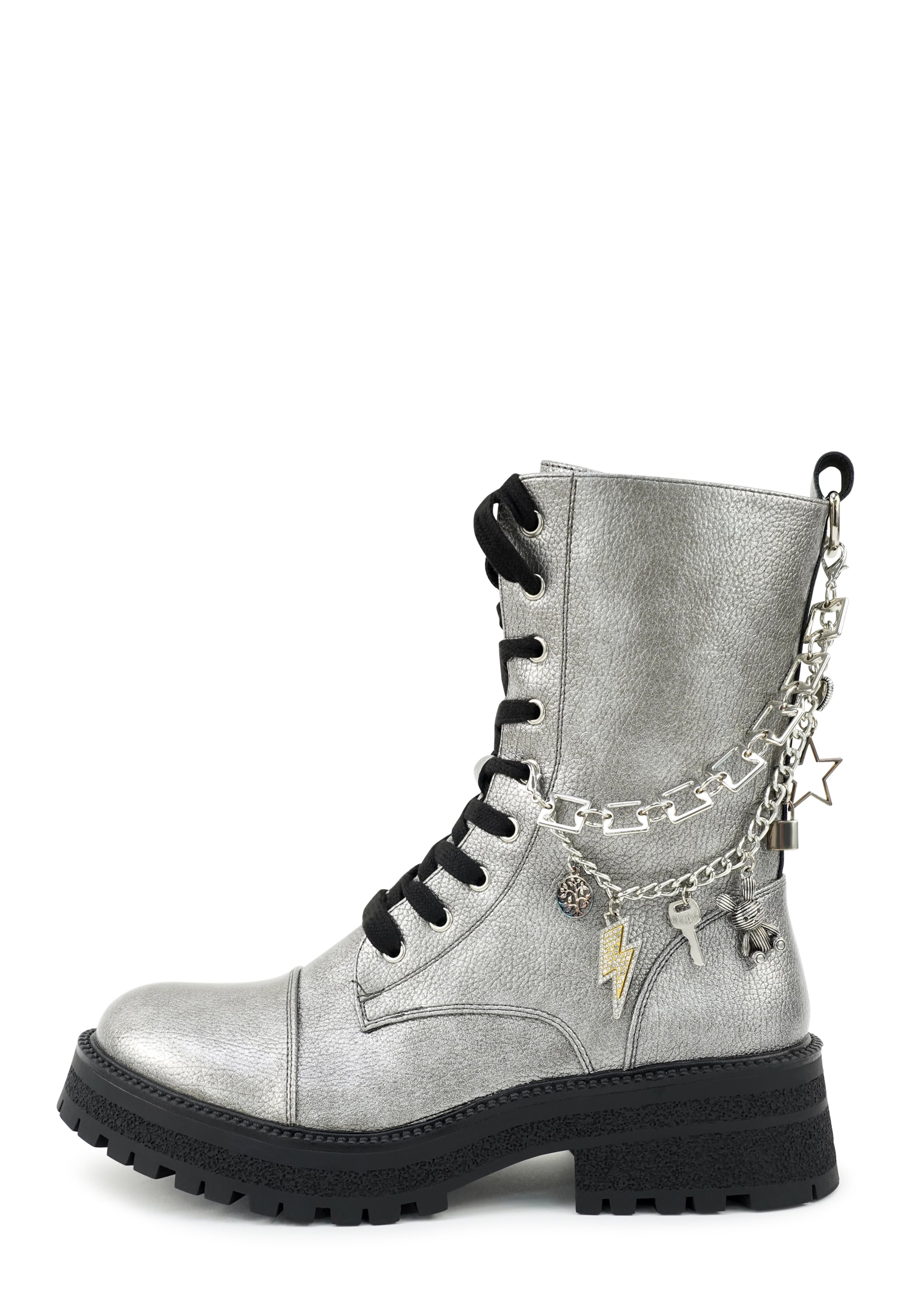Findlay Schnürstiefel 'JAXX' in Silber