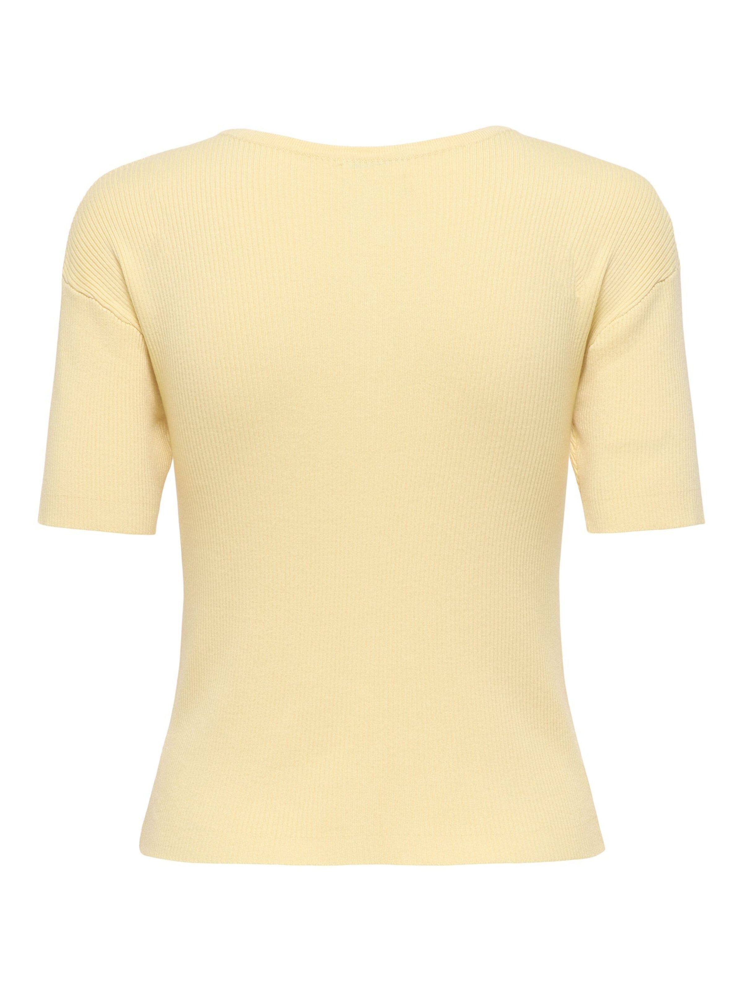 JDY Gebreid vest 'JDYGaby' in Geel