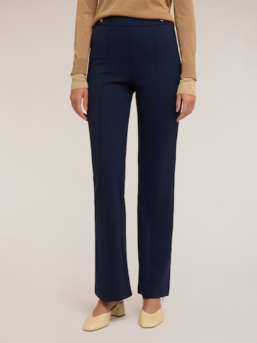 MOTIVI Flared Broek in Blauw