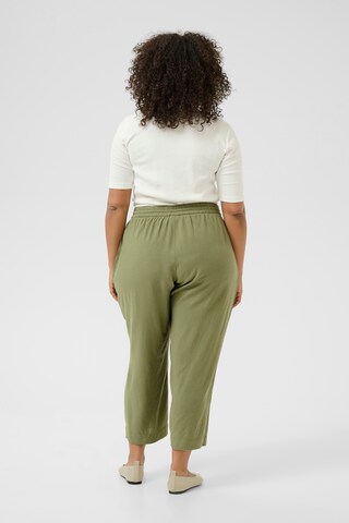 KAFFE CURVE Loosefit Broek 'Mille' in Groen