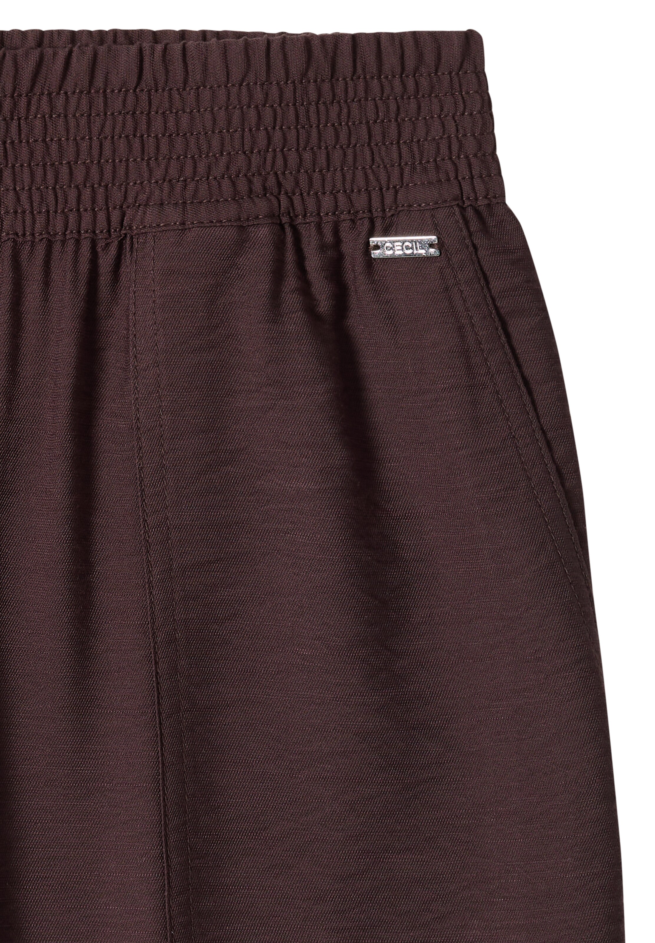 CECIL Slimfit Hose 'Chelsea' in Braun