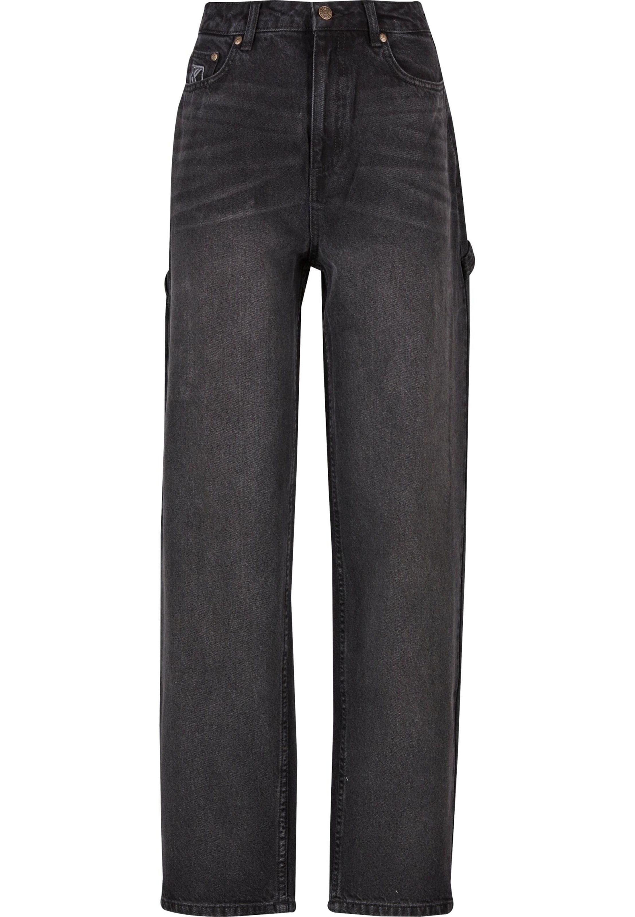 Karl Kani Свободный крой Джинсы в Черный: спереди