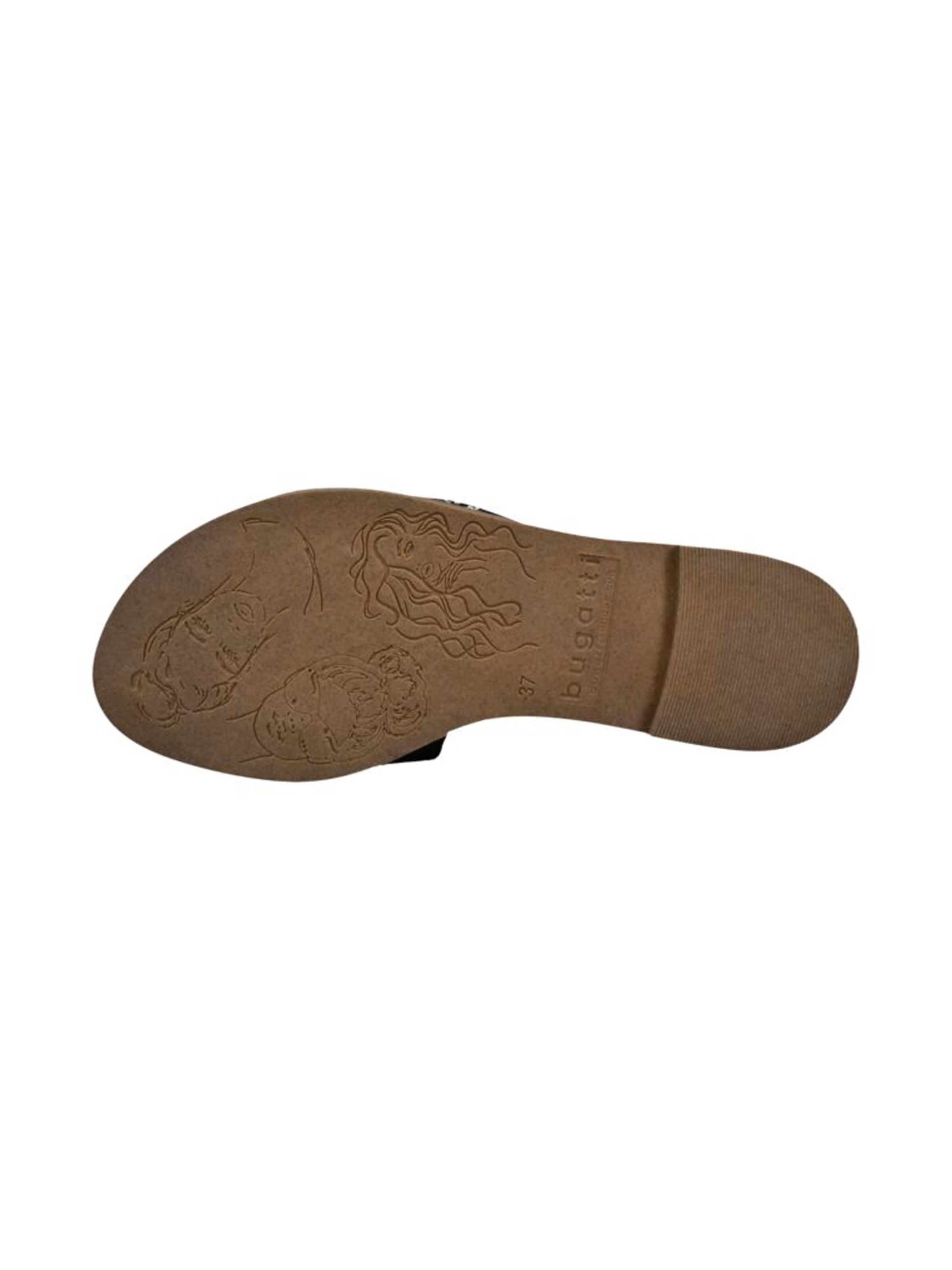 juoda bugatti Šlepetės