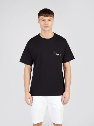 Versace Jeans Couture - Camiseta en negro: frente