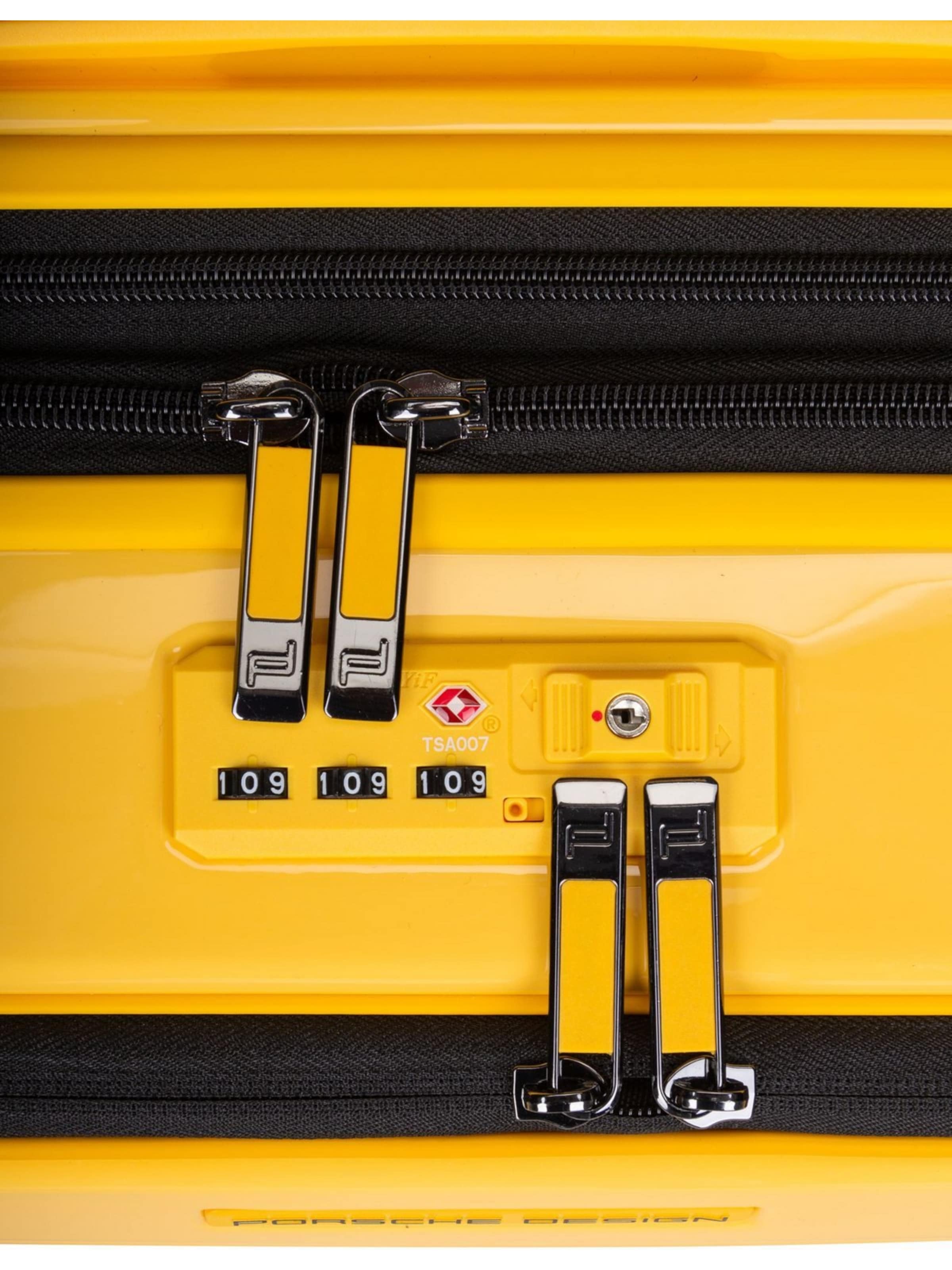 Trolley ' Roadster' di Porsche Design in giallo