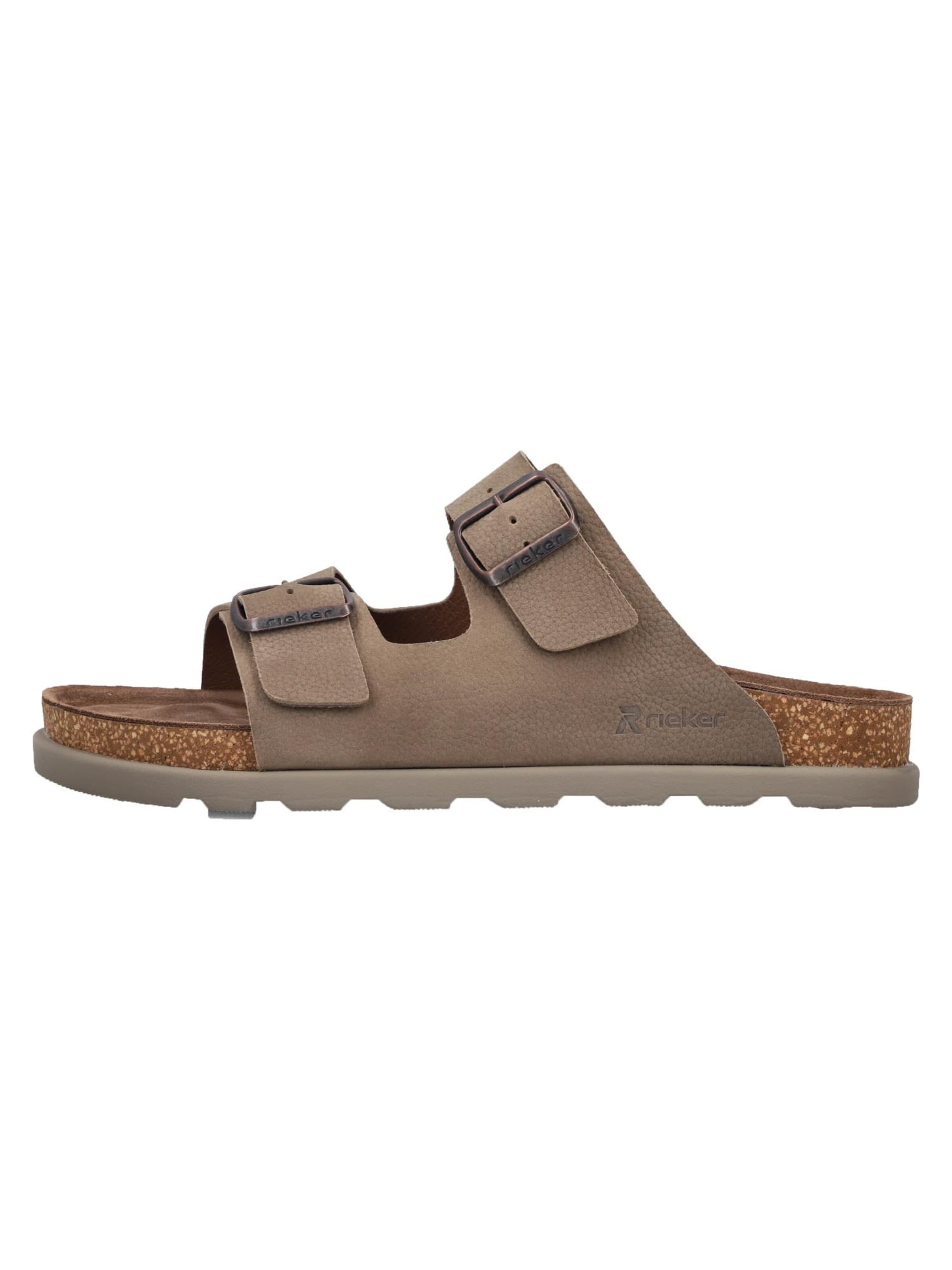 Rieker Pantolette 'Lifestyle' in Beige: Vorderseite