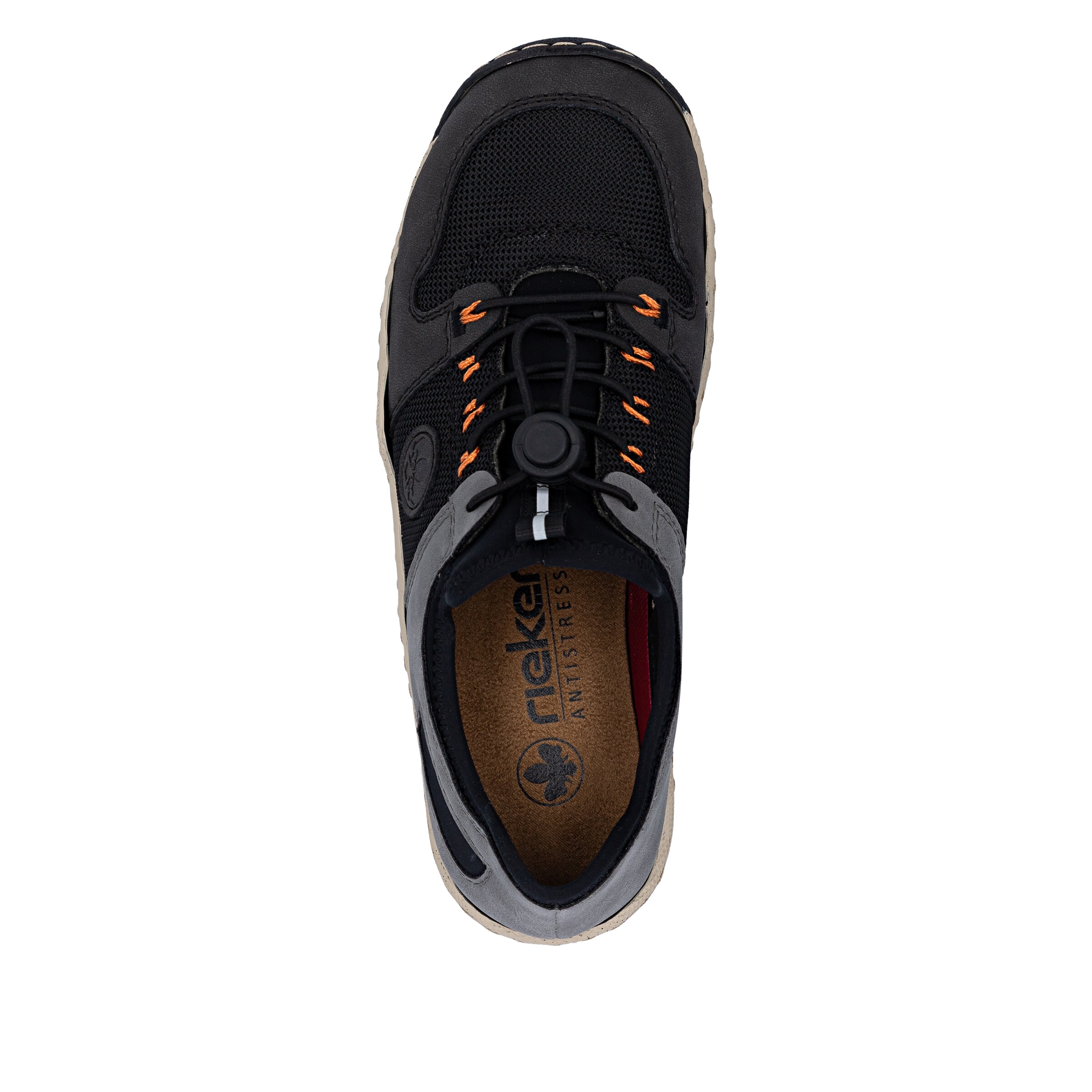 Rieker Athletic Lace-Up Shoes in Black