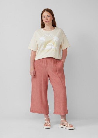 T-shirt QS en beige