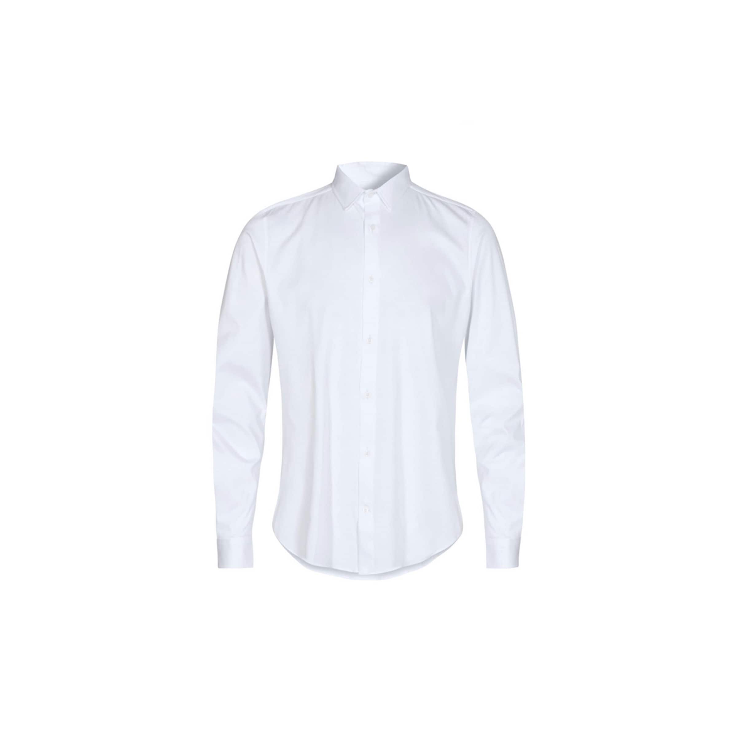 MOS MOSH Slim fit Πουκάμισο σε λευκό: μπροστά